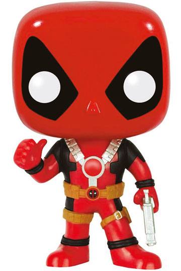Marvel Comics POP! Vinyl Bobble-Head Deadpool Thumb Up 10 cm