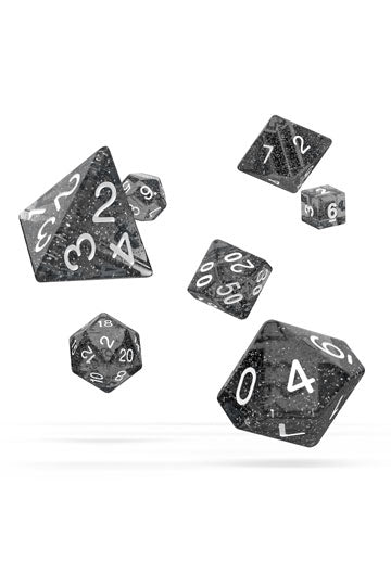 Oakie Doakie Dice RPG Set Speckled - Black (7)