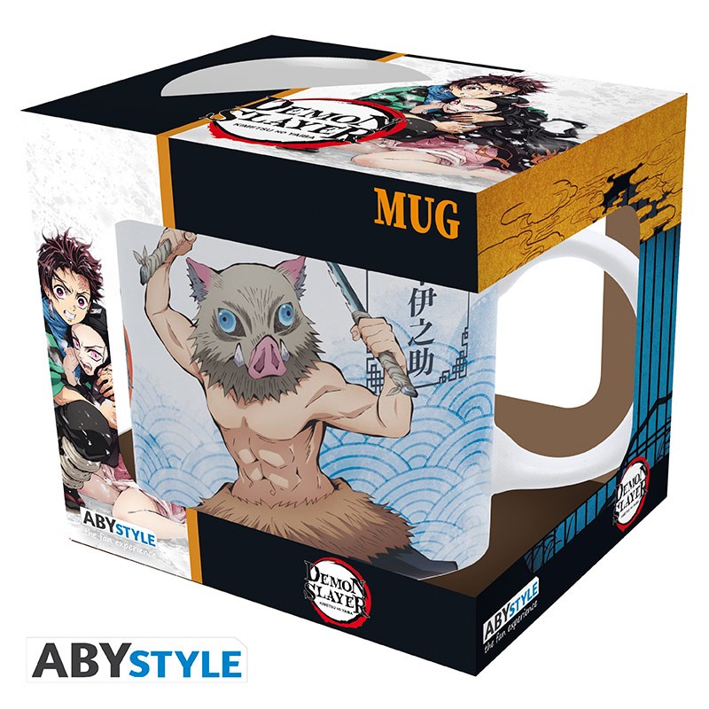 ABYMUGA158- DEMON SLAYER - TAZZA 320ML ZENITSU E INOSUKE