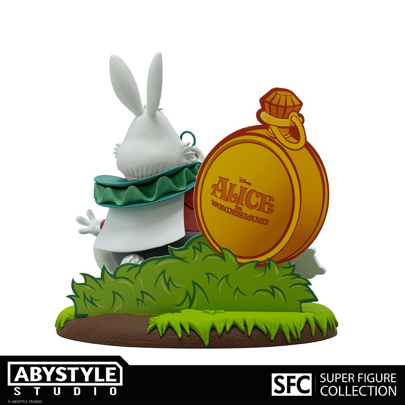 ABYFIG043 - DISNEY : ALICE IN WONDERLAND - SUPER FIGURE COLLECTION - BIANCONIGLIO WHITE RABBIT 10CM