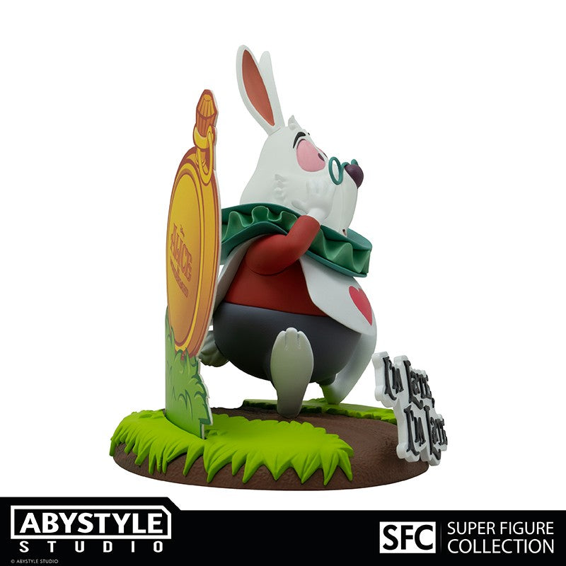 ABYFIG043 - DISNEY : ALICE IN WONDERLAND - SUPER FIGURE COLLECTION - BIANCONIGLIO WHITE RABBIT 10CM