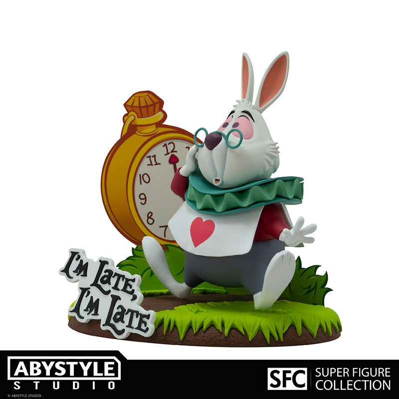 ABYFIG043 - DISNEY : ALICE IN WONDERLAND - SUPER FIGURE COLLECTION - BIANCONIGLIO WHITE RABBIT 10CM