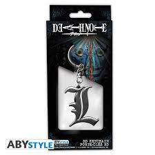 ABYKEY024 - DEATH NOTE - PORTACHIAVI - L SIMBOLO