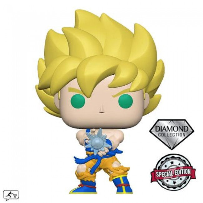 Dragon Ball Super Funko POP! Animation Vinyl Figure 948 Super Saiyan Goku with Kamehameha 9 cm - SPECIAL EDITION Diamond Collection