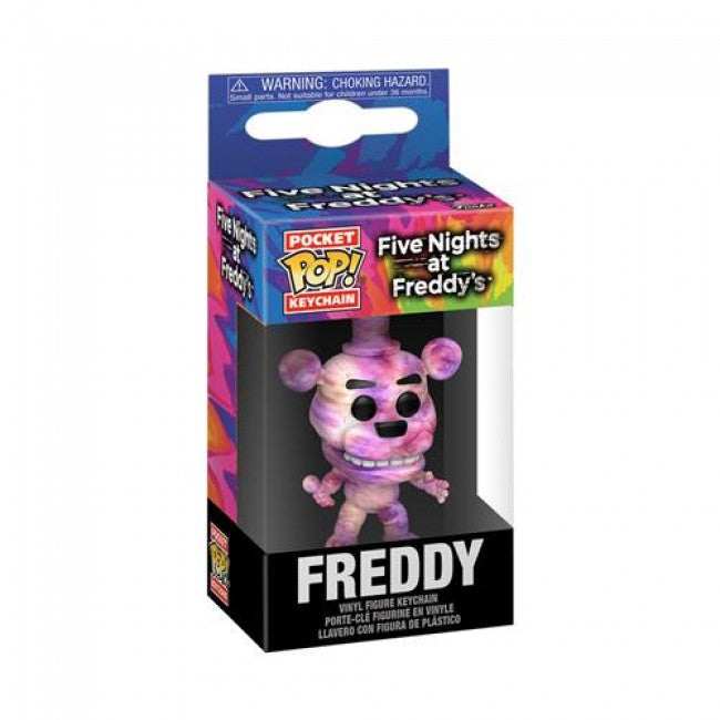 FIVE NIGHTS AT FREDDY'S - POP FUNKO VINYL KEYCHAIN - TIEDYE - FREDDY 4CM