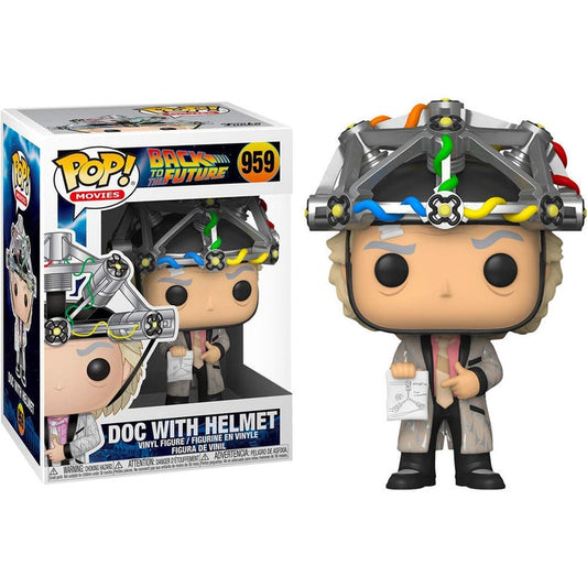 Back to the Future Funko POP! Vinyl Figure 959 Doc w/Helmet 9 cm