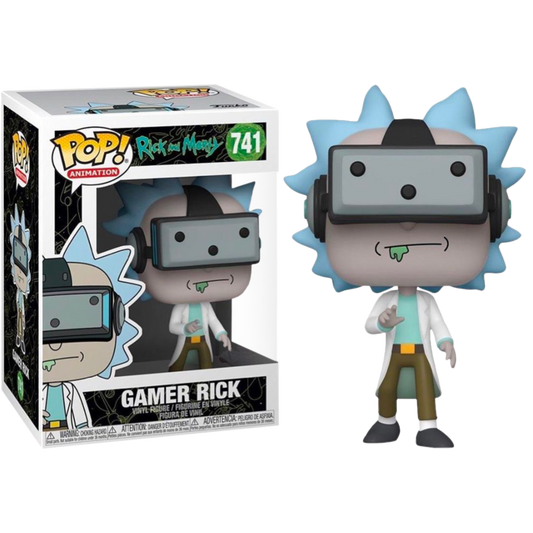 RICK AND MORTY - POP FUNKO VINYL FIGURE 741 GAMER RICK 9CM