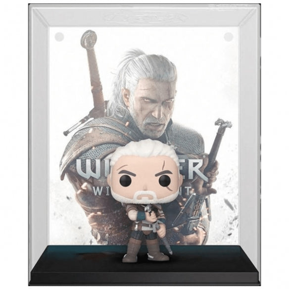The Witcher III : Wild Hunt Funko POP! Cover Slam Vinyl Figure Geralt 9 cm - Special edition