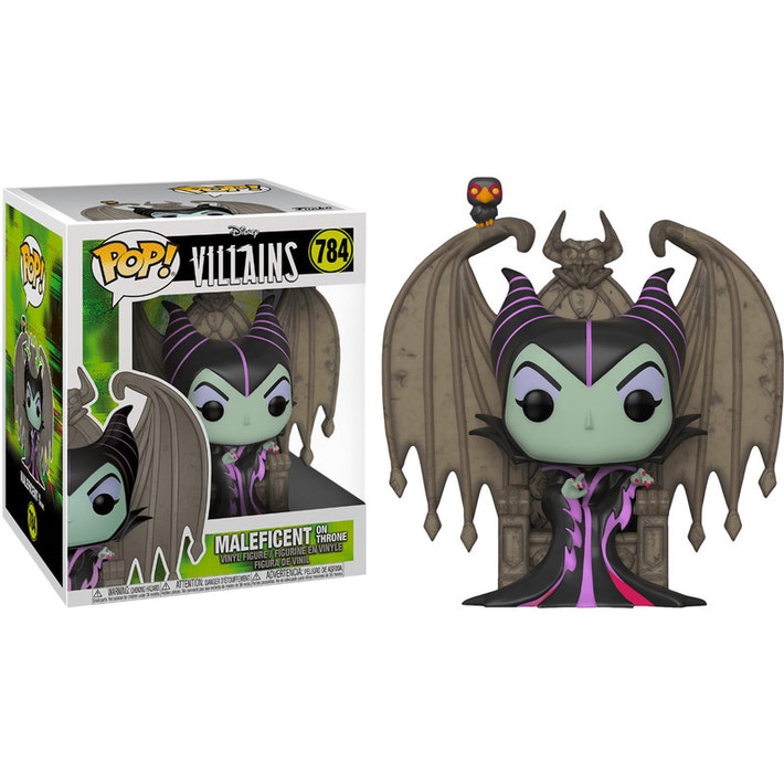 DISNEY: DELUXE VILLAINS - POP FUNKO VINYL FIGURE 784 MALEFICENT IN THRONE 15CM