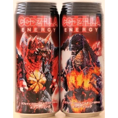 GODZILLA ENERGY DRINK BURNING GODZILLA