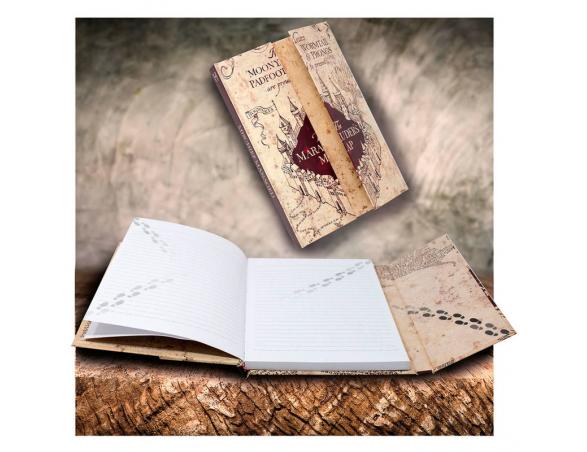 Taccuino magnetico Harry Potter A5 Mappa del malandrino