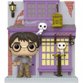 Harry Potter Funko POP! Vinyl Figure Deluxe Harry Potter with Eeylops Owl Emporium Diagon Halley 10 cm Special Edition
