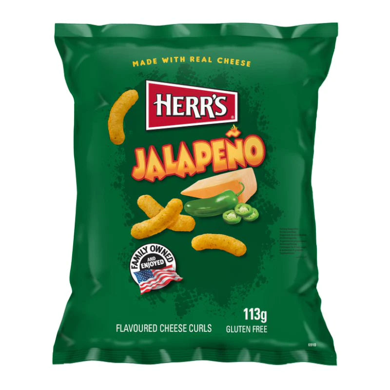 Herr’s Jalapeno Curls Patatine (113g)