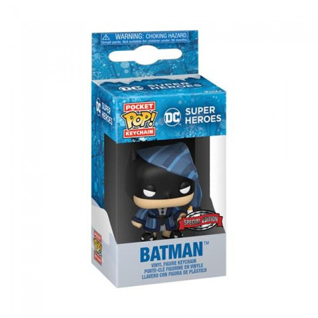 DC COMICS: HOLIDAY - POP FUNKO VINYL KEYCHAIN BATMAN (MT) 4CM