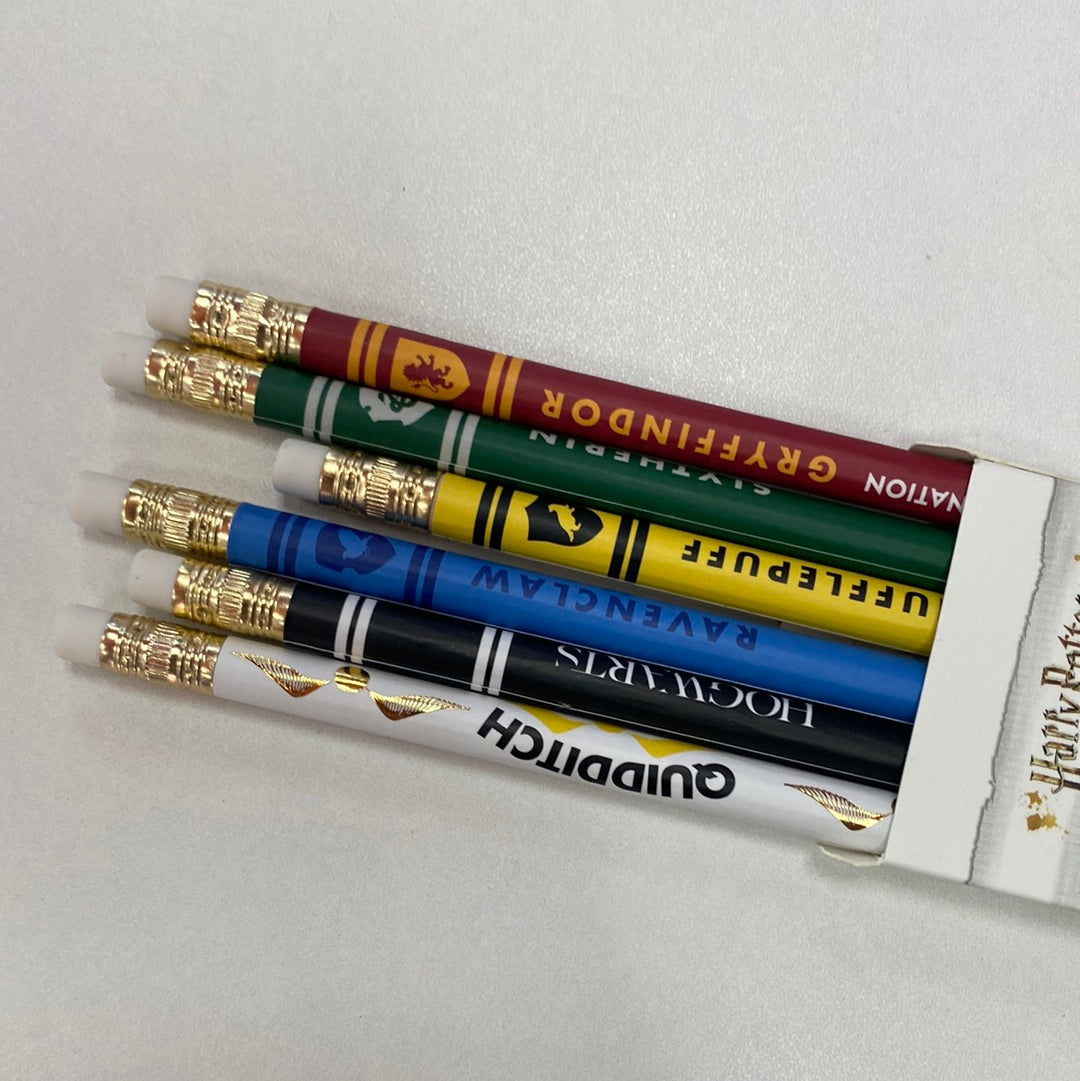 STATHP05 - Harry Potter - Pencils set of 6 - Harry Potter (HOUSE PRIDE)