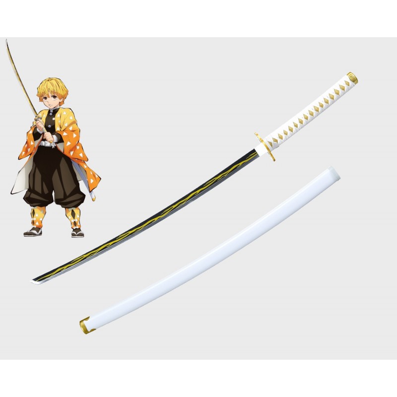 PREORDINE KATANA ZENITSU DEMON SLAYER BIANCA