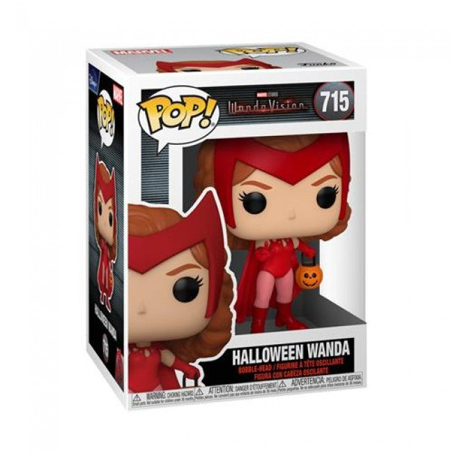 MARVEL STUDIOS: WANDAVISION - POP FUNKO VINYL FIGURE 715 HALLOWEEN WANDA 9CM