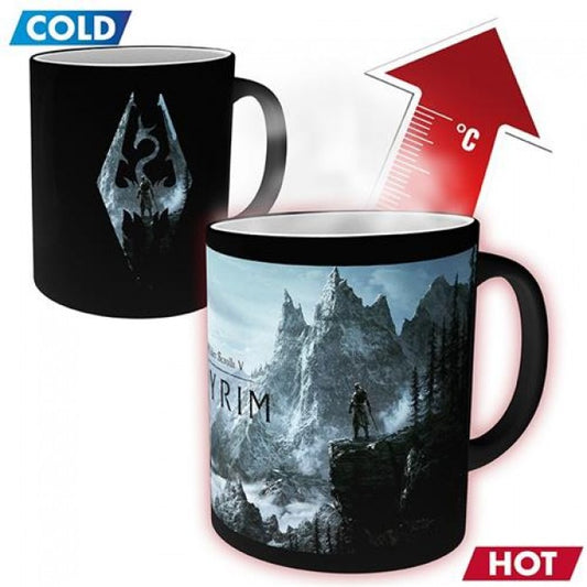 MGH0065 - SKYRIM - TAZZA HEAT CHANGE 320ML - DRAGON SYMBOL