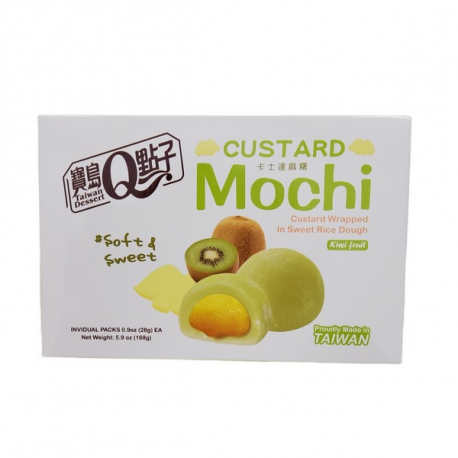 MOCHI DOLCETTI DI RISO CUSTARD (CREMA PASTICCIERA) E KIWI BOX