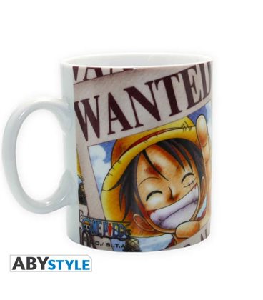 ABYMUG032 - ONE PIECE - TAZZA 460ML - LUFFY WANTED