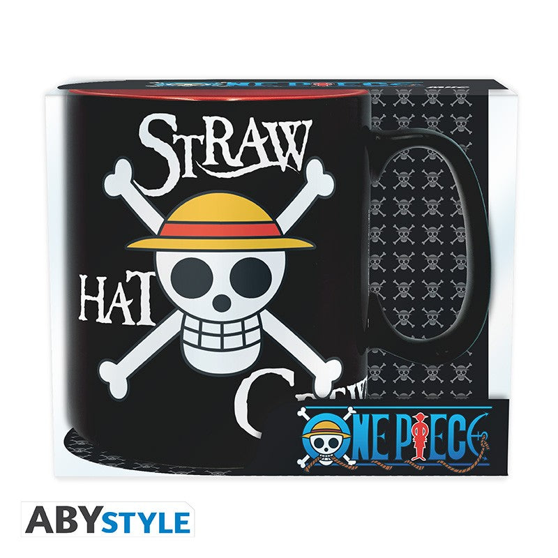 ABYMUGA009 - ONE PIECE - Mug - 460 ml - Rufy & Skull