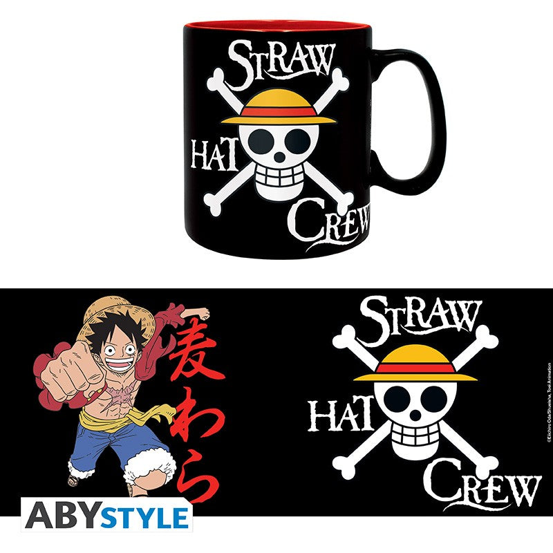 ABYMUGA009 - ONE PIECE - Mug - 460 ml - Rufy & Skull