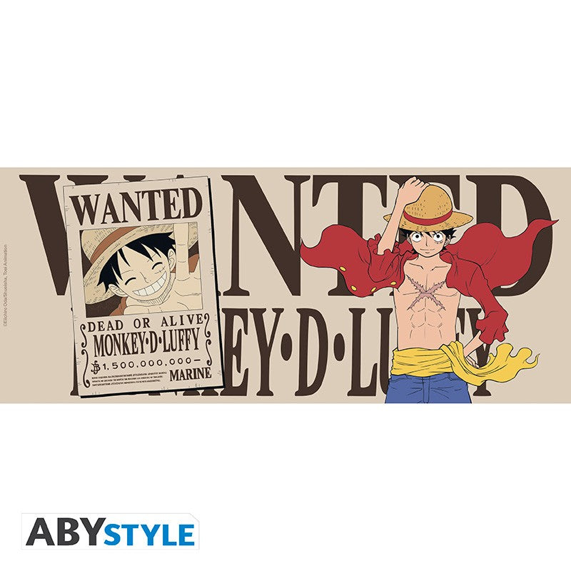 ABYMUGA010 - ONE PIECE - TAZZA 460ML - LUFFY & WANTED