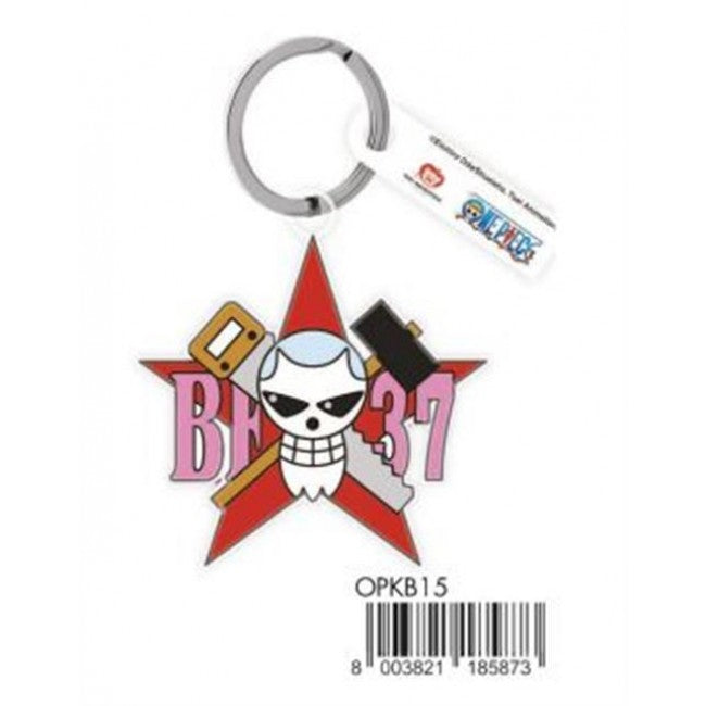 OPKB15 - ONE PIECE - PORTACHIAVI - LOGO SKULL FRANKY