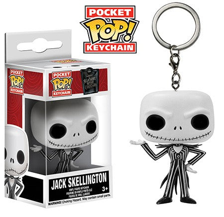 DISNEY - NIGHTMARE BEFORE CHRISTMAS - POP FUNKO VINYL KEYCHAIN JACK SKELLINGTON 4 CM