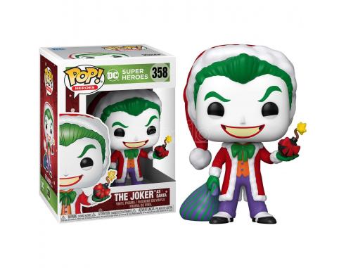 DC COMICS: HOLIDAY - POP FUNKO VINYL FIGURE 358 SANTA JOKER 9CM