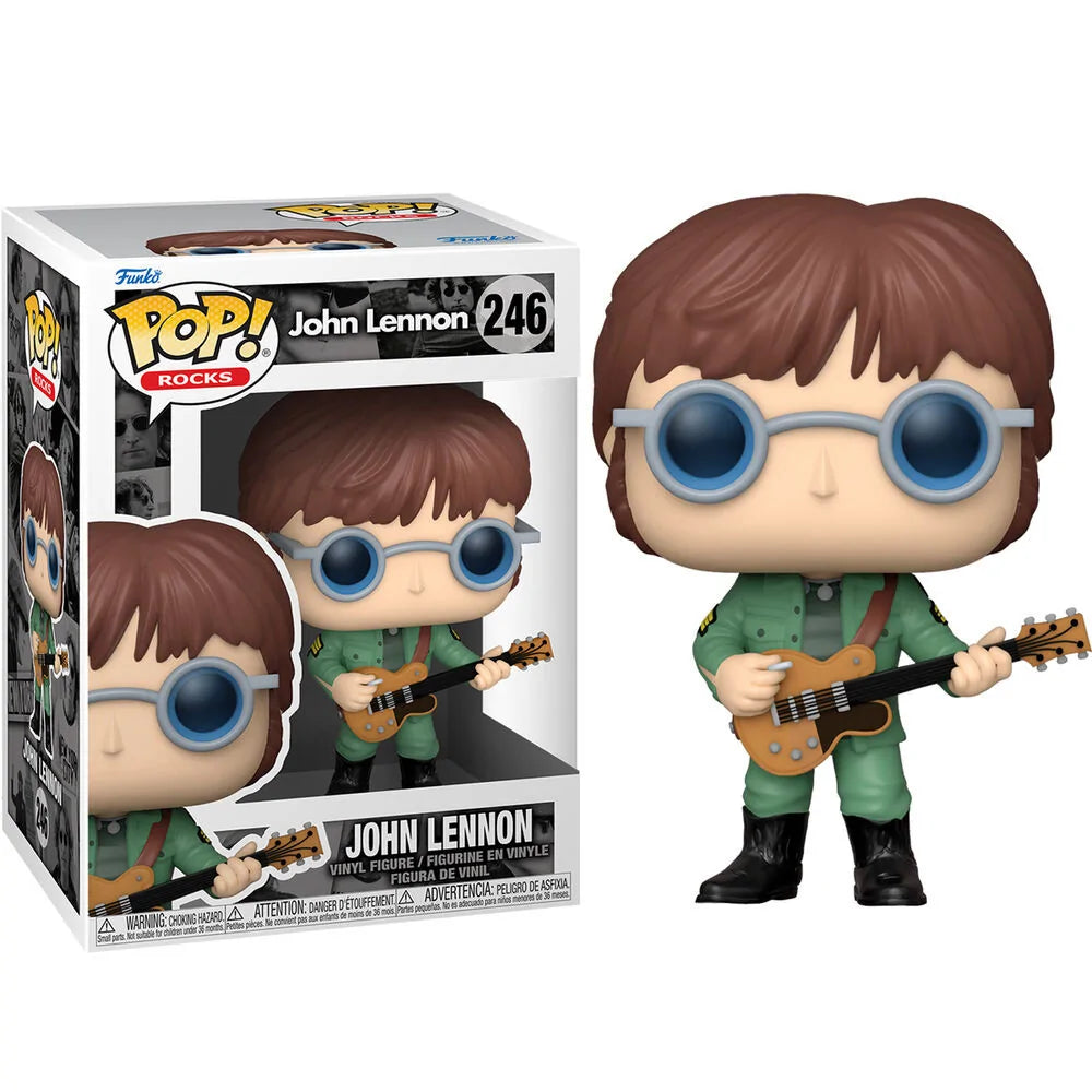 John Lennon Funko POP! Rocks Vinyl Figure 246 John Lennon - Military Jacket 9 cm