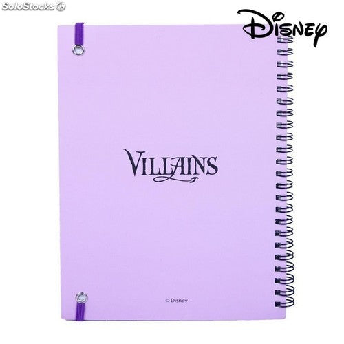 QUADERNO CON ANELLI VILLAINS DISNEY