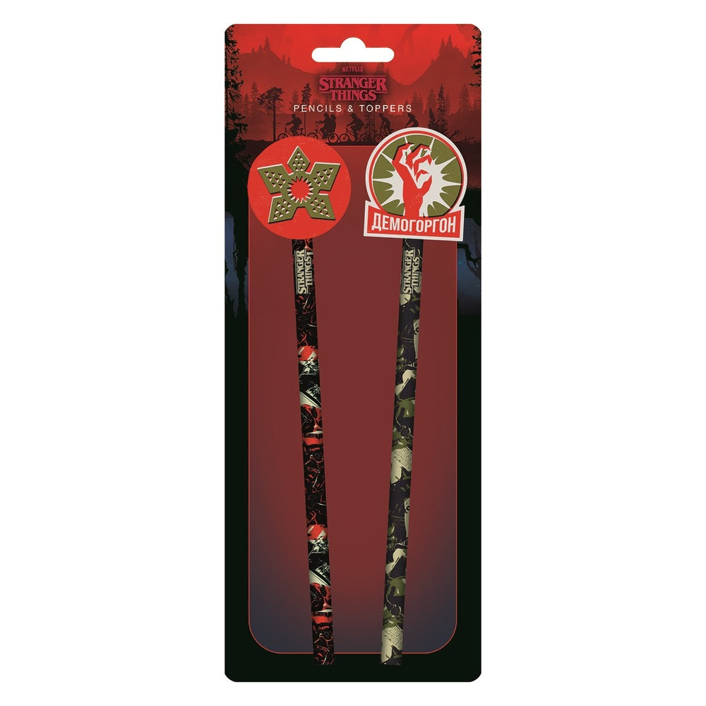 SET 2 LAPIS STRANGER THINGS 4 DEMOGORGONE