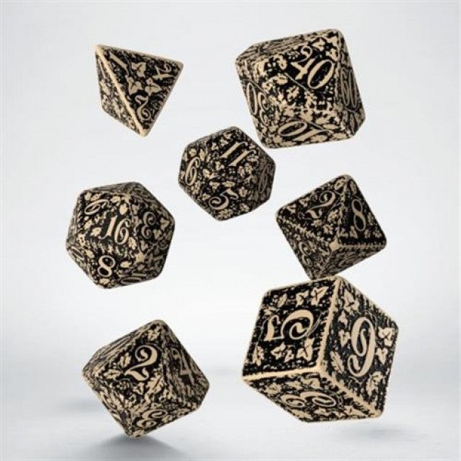 SFOR18 - SET 7 DADI FOREST 3D BEIGE BLACK