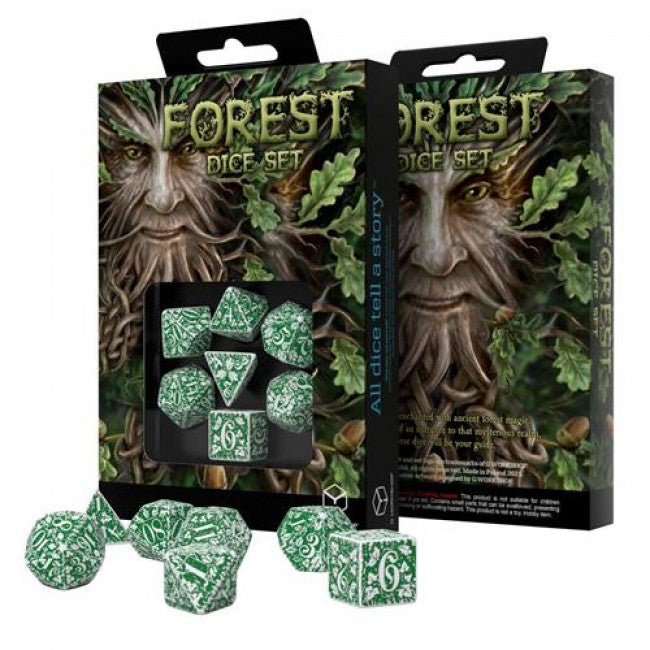 SFOR4G - SET 7 DADI - FOREST DICE SET: TUNDRA