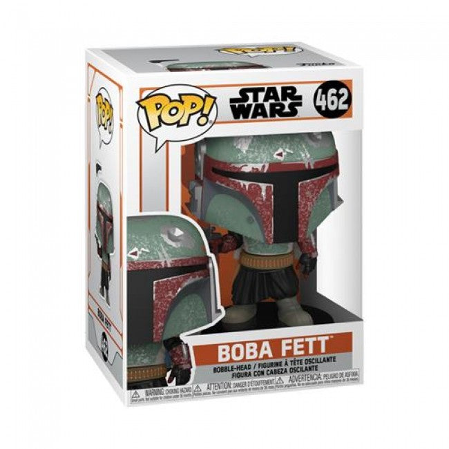 STAR WARS - THE MANDALORIAN - POP FUNKO VINYL FIGURE 462 BOBA FETT 9CM