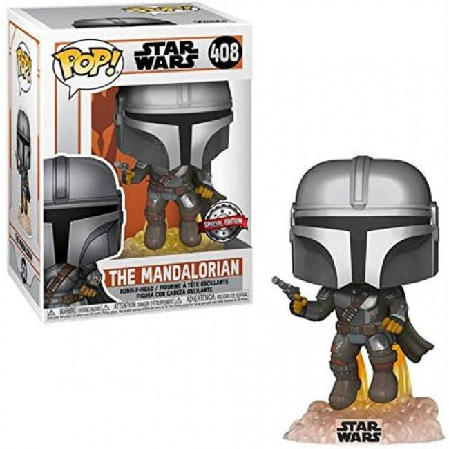 Star Wars - The Mandalorian - Funko POP! Vinyl Figure 408 Flying Mando W/CHASE 9CM - SPECIAL EDITION