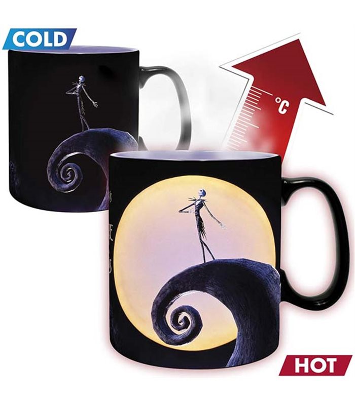 ABYMUG642 - NIGHTMARE BEFORE CHRISTMAS - TAZZA HEAT CHANGE 460ML - JACK MOON