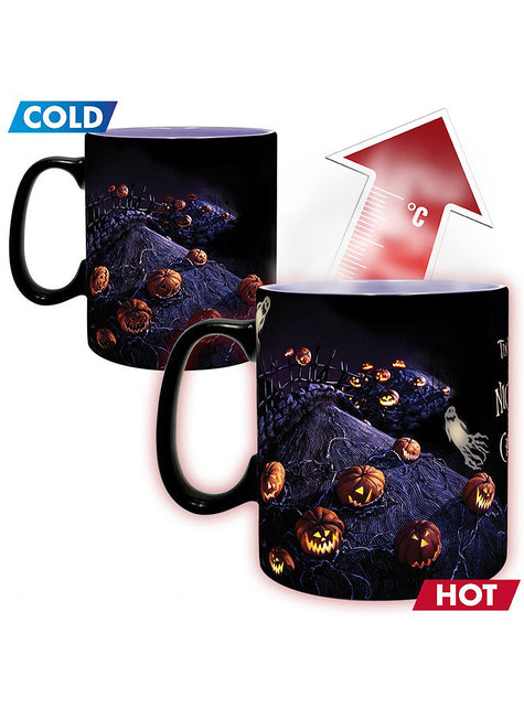 ABYMUG642 - NIGHTMARE BEFORE CHRISTMAS - TAZZA HEAT CHANGE 460ML - JACK MOON