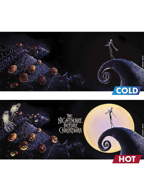 ABYMUG642 - NIGHTMARE BEFORE CHRISTMAS - TAZZA HEAT CHANGE 460ML - JACK MOON