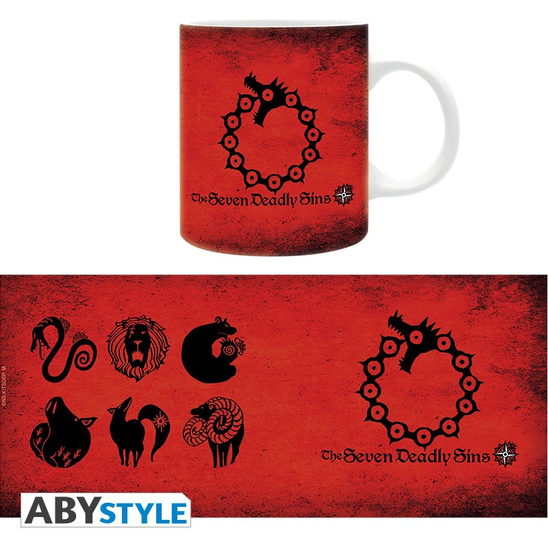 ABYMUG400 - THE SEVEN DEADLY SINS - Tazza - 320 ml - Emblemi - subli