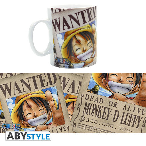 ABYMUG032 - ONE PIECE - TAZZA 460ML - LUFFY WANTED