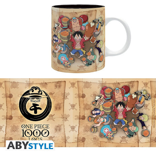 ABYMUGA012 - ONE PIECE - TAZZA 320ML - 1000 LOGS CHEERS