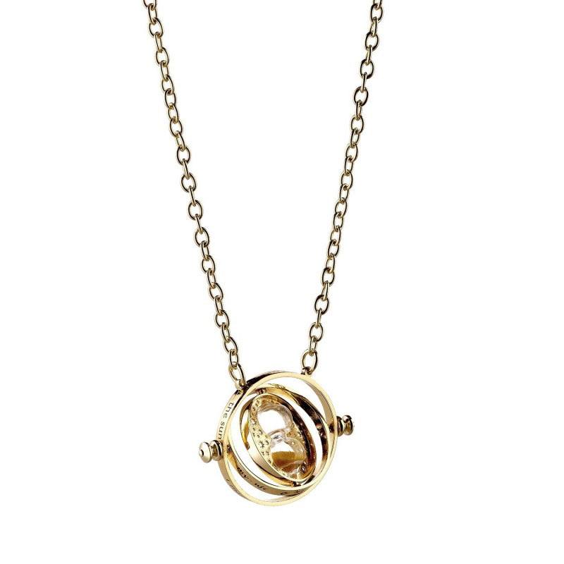 Ciondolo e collana di Harry Potter Giratempo (placcato in oro)