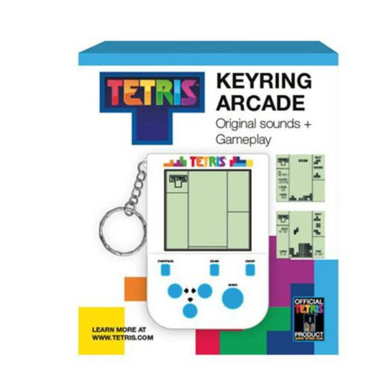 Tetris Mini Retro Handheld Video Game Keychain