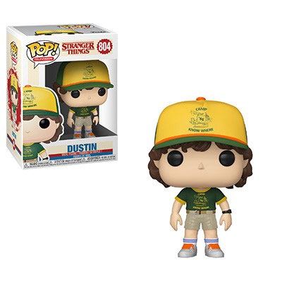 Stranger Things Funko POP! TV Vinyl Figure 804 Dustin (At Camp) 9 cm