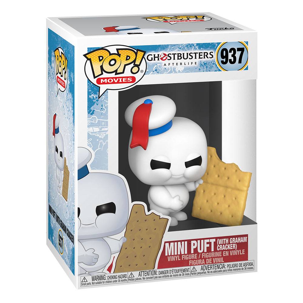 Ghostbusters: Afterlife Funko POP! Vinyl Figure 937 Mini Puft w/Graham Cracker 9 cm