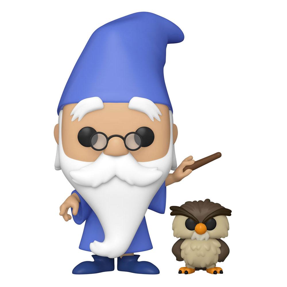 The Sword in the Stone Funko POP! & Buddy Vinyl Figure 1100 Merlin w/Archimedes 9 cm