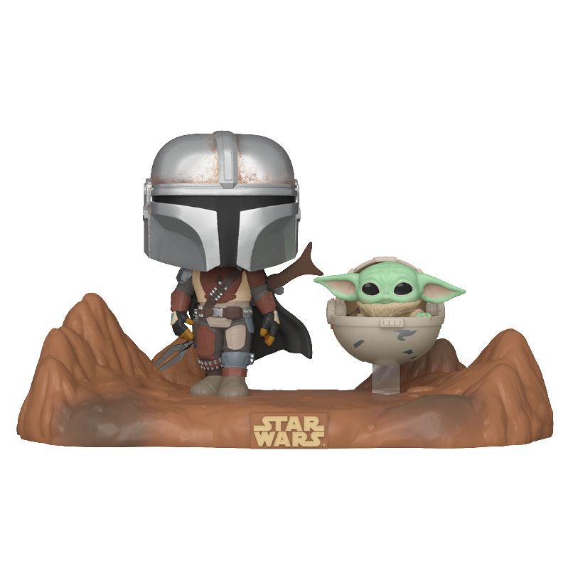 The Mandalorian Funko POP Moment! Vinyl Figures 2-Pack Mandalorian & Child 9 cm