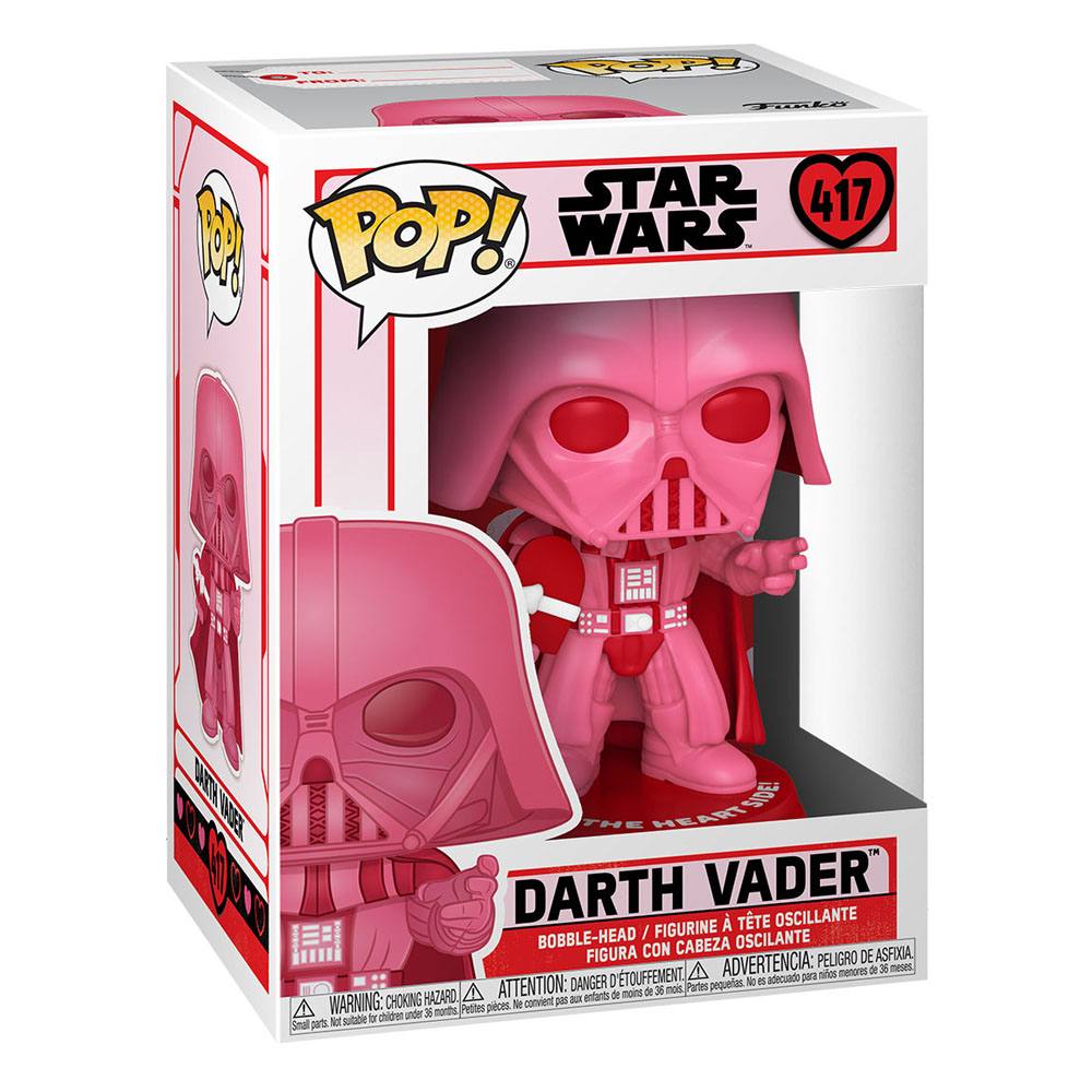 Star Wars Valentines Funko POP! Star Wars Vinyl Figure 417 Darth Vader w/Heart 9 cm